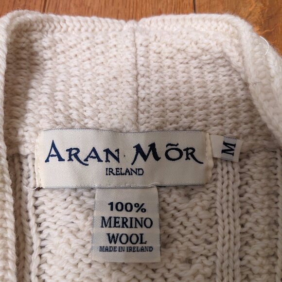 100% merino Open-front Sweater Cardigan - Picture 3 of 3